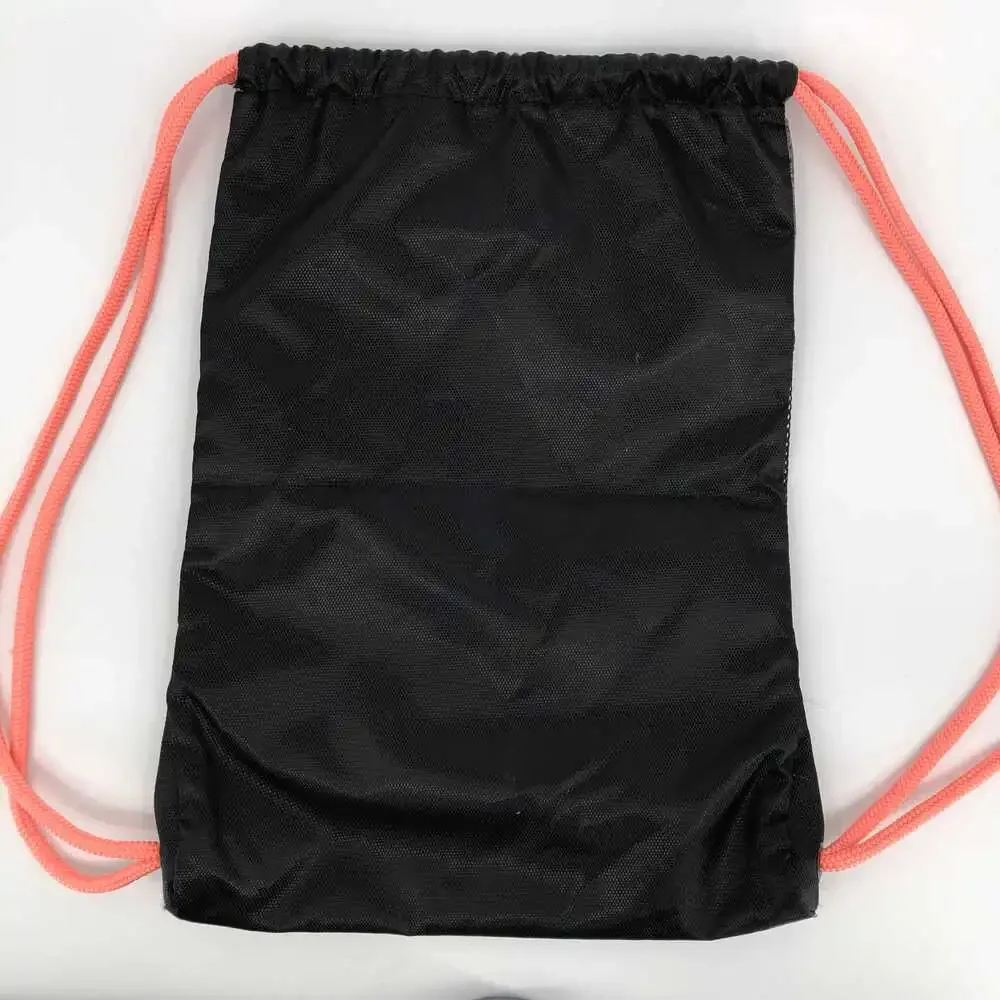 Adidas Gray & White Striped Bucket & Drawstring Bag | Medium Size - Picture 2 of 5